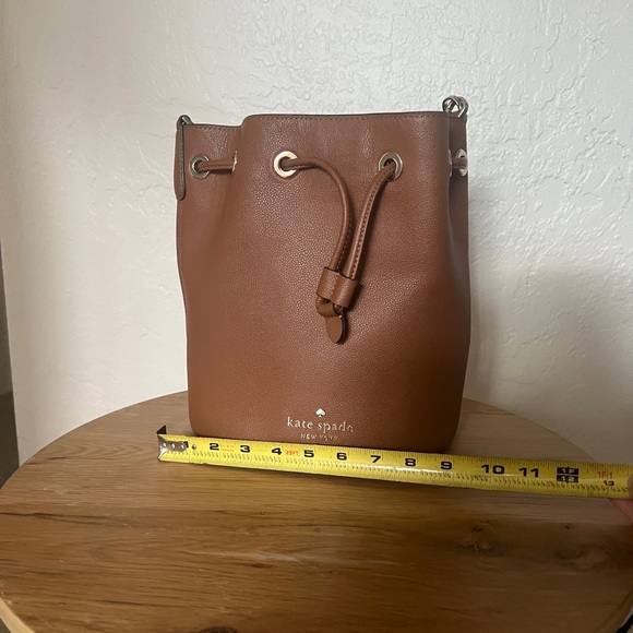 Kate Spade Brown Crossbody Bucket Bag - Picture 5 of 6
